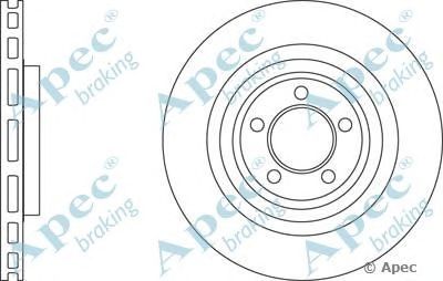 APEC BRAKING dsk2592 -  Тормозной диск